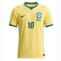 Camiseta Brasil Vinicius Junior #10 Primera Equipación Replica Mundial 2026 mangas cortas